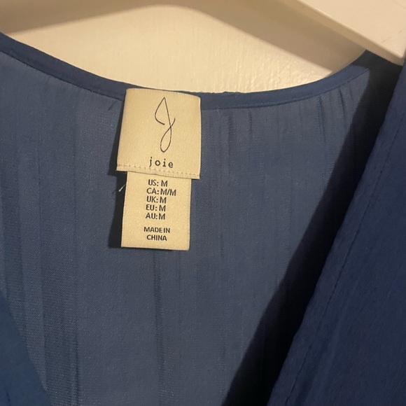 Joie Deep Blue Maxi Dress Size Medium - Picture 2 of 3